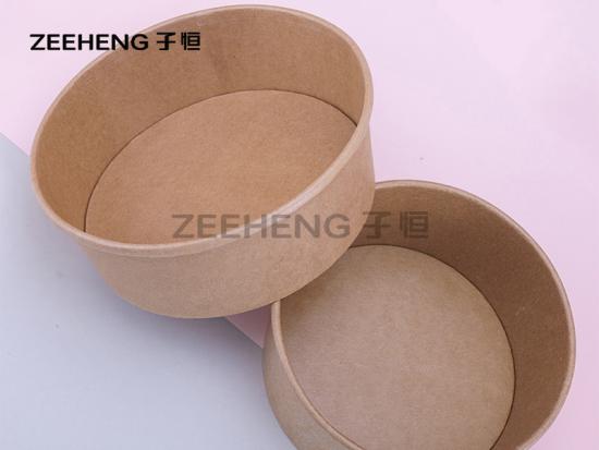 kraft disposable paper bowls
