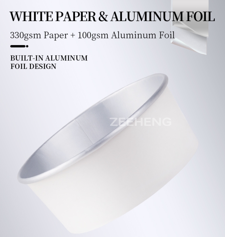 Tazones de papel de papel de aluminio de varios tamaños